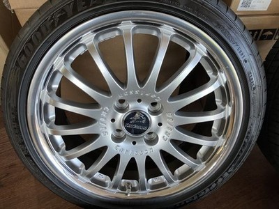 JDM Excellent condition Carlson 1/16 16x6J+45 100/4H 165/50R16 with use (No Tires) - 画像 (2)