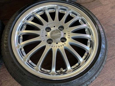 JDM Excellent condition Carlson 1/16 16x6J+45 100/4H 165/50R16 with use (No Tires) - 画像 (5)