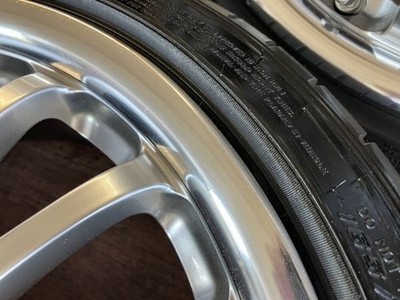 JDM Excellent condition Carlson 1/16 16x6J+45 100/4H 165/50R16 with use (No Tires) - 画像 (8)