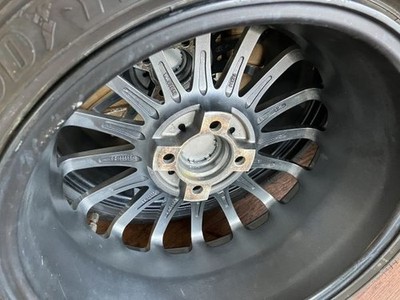 JDM Excellent condition Carlson 1/16 16x6J+45 100/4H 165/50R16 with use (No Tires) - 画像 (9)