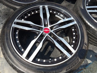 JDM Must-see popular item AME SHALLEN XF-55 Black Polished excellent t (No Tires) - 画像 (3)