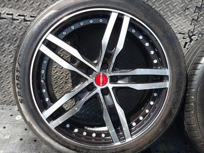JDM Must-see popular item AME SHALLEN XF-55 Black Polished excellent t (No Tires) - 画像 (4)