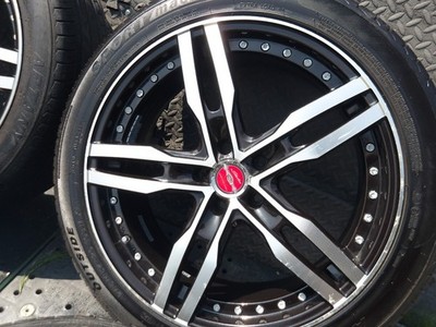 JDM Must-see popular item AME SHALLEN XF-55 Black Polished excellent t (No Tires) - 画像 (5)