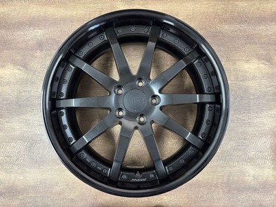 JDM WORK GNOSIS 4Book 198J +48 PCD114.3 5H WORK GNOSIS black Wheel onl No Tires - Image 2