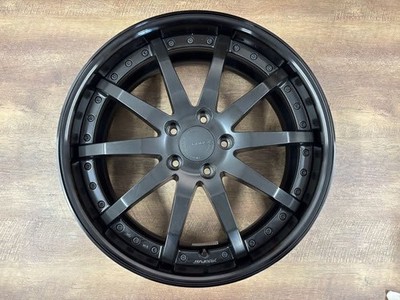 JDM WORK GNOSIS 4Book 198J +48 PCD114.3 5H WORK GNOSIS black Wheel onl No Tires - Image 4