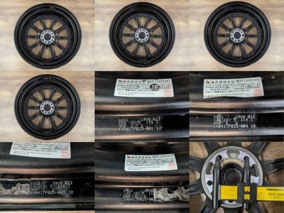 JDM WORK GNOSIS 4Book 198J +48 PCD114.3 5H WORK GNOSIS black Wheel onl No Tires - Image 6