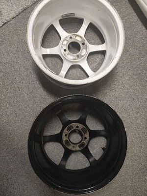 JDM ssr type C 2Book 157j white black No Tires - Image 2