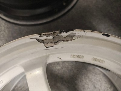 JDM ssr type C 2Book 157j white black No Tires - Image 4