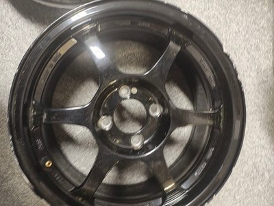 JDM ssr type C 2Book 157j white black No Tires - Image 5