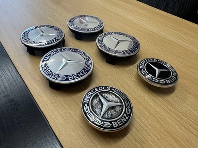 JDM Genuine Mercedes-Benz center caps 4 individual bonnet caps 2 indiv (No Tires) - 画像 (4)