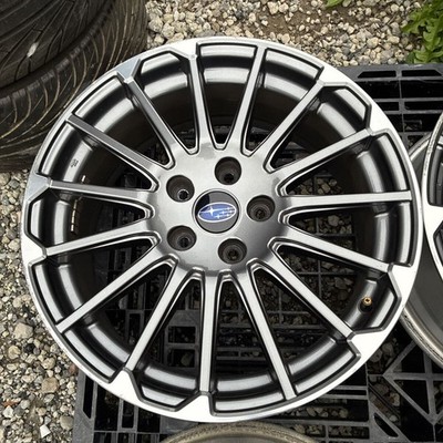 JDM WH758 Subaru Levorg STI Sports genuine wheels 18x7.5J +55 PCD114.3 No Tires - Image 2
