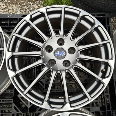 JDM WH758 Subaru Levorg STI Sports genuine wheels 18x7.5J +55 PCD114.3 No Tires - Image 4