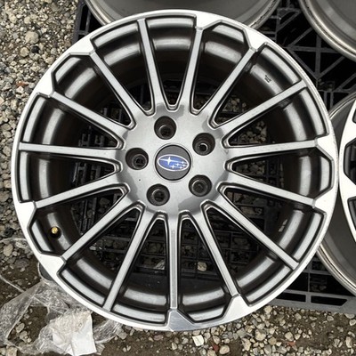 JDM WH758 Subaru Levorg STI Sports genuine wheels 18x7.5J +55 PCD114.3 No Tires - Image 6