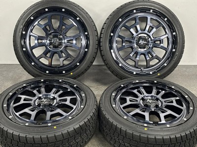 JDM Used MID wheel set 4-piece set 17x6.5J +45 PCD 100 195/45R17 8 (No Tires) - 画像 (2)