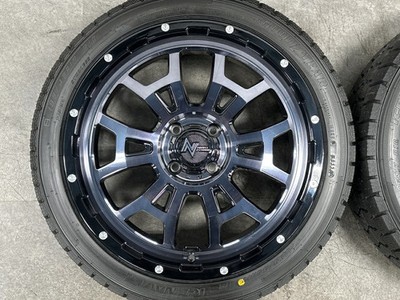 JDM Used MID wheel set 4-piece set 17x6.5J +45 PCD 100 195/45R17 8 (No Tires) - 画像 (4)