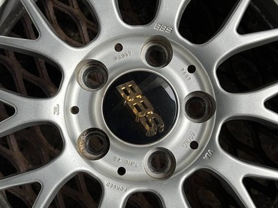 JDM BBS Wheels 4-Book Set RG-F RG367 167.0J Inset 42 Silver Michelin P No Tires - Image 3