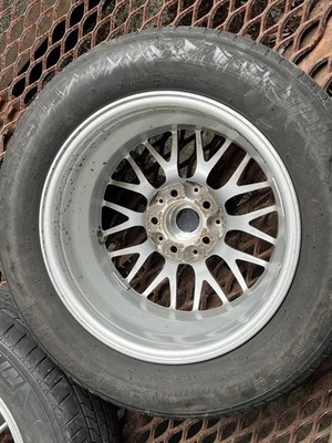 JDM BBS Wheels 4-Book Set RG-F RG367 167.0J Inset 42 Silver Michelin P No Tires - Image 4