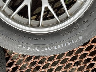 JDM BBS Wheels 4-Book Set RG-F RG367 167.0J Inset 42 Silver Michelin P No Tires - Image 5