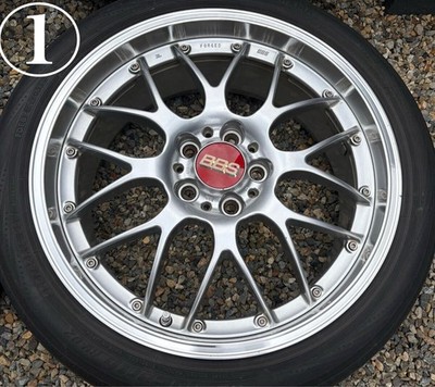 JDM Postage 4708-6688 yen Hokkaido BBS 114.3-5H RS989A 19inch 8.0J+52 No Tires - Image 2