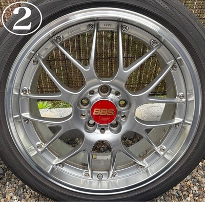 JDM Postage 4708-6688 yen Hokkaido BBS 114.3-5H RS989A 19inch 8.0J+52 No Tires - Image 3