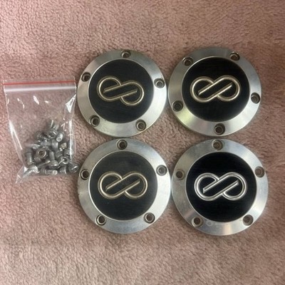 JDM Used center caps for ENKEI aluminum wheels C200-27 with mounting s No Tires