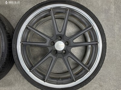 JDM Rare ForgingWORK Gnosis FCV04 20in 9J +25 10.5J +8 PCD108 235/30R2 (No Tires) - 画像 (3)