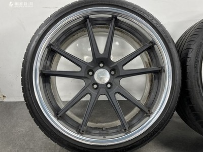 JDM Rare ForgingWORK Gnosis FCV04 20in 9J +25 10.5J +8 PCD108 235/30R2 (No Tires) - 画像 (4)