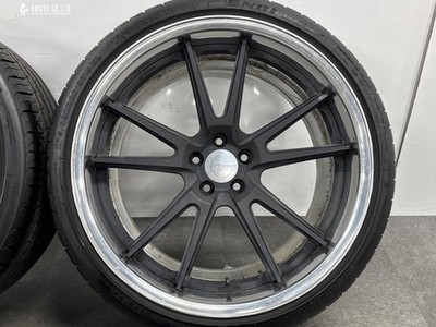 JDM Rare ForgingWORK Gnosis FCV04 20in 9J +25 10.5J +8 PCD108 235/30R2 (No Tires) - 画像 (5)