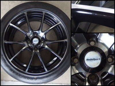 JDM Weds Sport SA-10R + GOODYEAR EAGLE F1 Sport 195/50R16 4-pack set f No Tires - Image 2