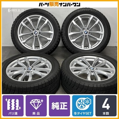 JDM Excellent TreadBMW X3 X4 Genuine 19in 7.5J +32 PCD112 Bridgestone No Tires