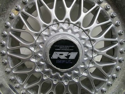 JDM 15 Impul IMPUL R1 7J+32 114.3 Used Aluminum Wheel 4-Wheel Set A15-5 (No Tires) - 画像 (4)