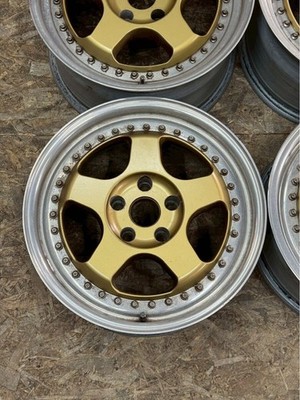 JDM RareOZ PEGASO 17x8J+35 9J+35 PCD114.3 5-hole 5H Deep Rim Out of Pro (No Tires) - 画像 (2)