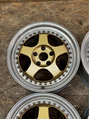 JDM RareOZ PEGASO 17x8J+35 9J+35 PCD114.3 5-hole 5H Deep Rim Out of Pro (No Tires) - 画像 (3)