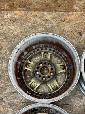 JDM RareOZ PEGASO 17x8J+35 9J+35 PCD114.3 5-hole 5H Deep Rim Out of Pro (No Tires) - 画像 (8)