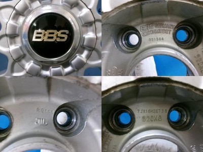 JDM T31 series X-Trail 4Book BBS RG168 Mesh 16-inch 5H 5-hole PCD 114. No Tires - Image 9