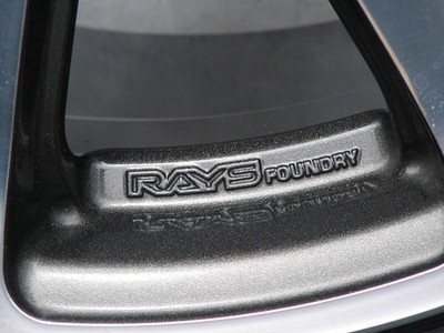 JDM Tires: Toyota Genuine OP RAYS TRD TF2 7.5J+47 PCD114.3-5 Noah Voxy No Tires - Image 5