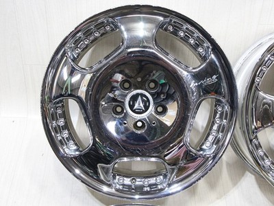JDM C150 Rare WORK RYVER DT3 Chrome 2P 2-piece 18x8J+45 PCD114.3 JDM U No Tires - Image 2