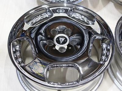 JDM C150 Rare WORK RYVER DT3 Chrome 2P 2-piece 18x8J+45 PCD114.3 JDM U No Tires - Image 4