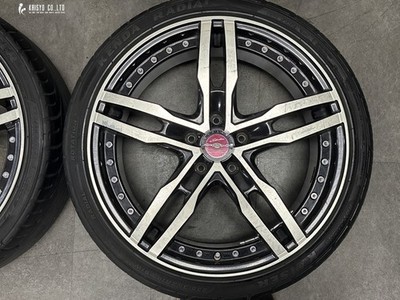 JDM Item Shallen XF-55 19in 9J +45 PCD114.3 Kenda Kaiser 235/35R19 Fit No Tires - Image 4