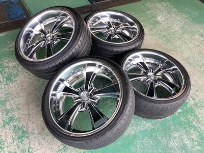 JDM Used WORK LS Jubilee 20x9J +25 10J +30 5H 114.3 Set of 4 235/35R20 (No Tires) - 画像 (9)