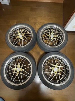 JDM WORK RIZALTADO 17goldblack No Tires