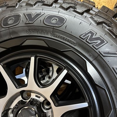 JDM Rare WEDSMUD167J+38114.3/5-holeComes with M/T tires with excellent No Tires - Image 3