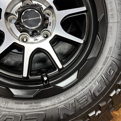 JDM Rare WEDSMUD167J+38114.3/5-holeComes with M/T tires with excellent No Tires - Image 5