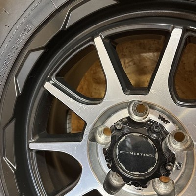 JDM Rare WEDSMUD167J+38114.3/5-holeComes with M/T tires with excellent No Tires - Image 7