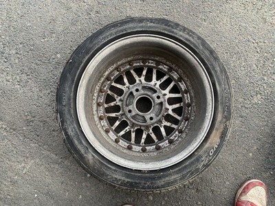 JDM Rare DoriDori Mesh 15 PCD114.3 4H 7J AE86 2-Wheel Set (No Tires) - 画像 (4)