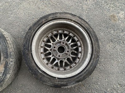 JDM Rare DoriDori Mesh 15 PCD114.3 4H 7J AE86 2-Wheel Set (No Tires) - 画像 (5)