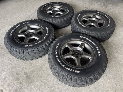 JDM RareJeep Wrangler16x7J 5H/114.3BRADLEY4x4EngineeringTJXJ etc. No Tires - Image 4