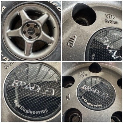 JDM RareJeep Wrangler16x7J 5H/114.3BRADLEY4x4EngineeringTJXJ etc. No Tires - Image 5