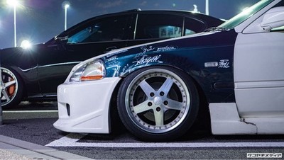JDM Contra Five 16-inch deep-dish wheels No Tires - Image 2