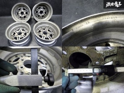 JDM SHARAK X-1X 146J +15 PCD114.3 5H5-hole wheels 4-book size Fits Mar No Tires - Image 9